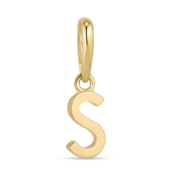 bokstav s hängen i 9 karat guld - My Letter