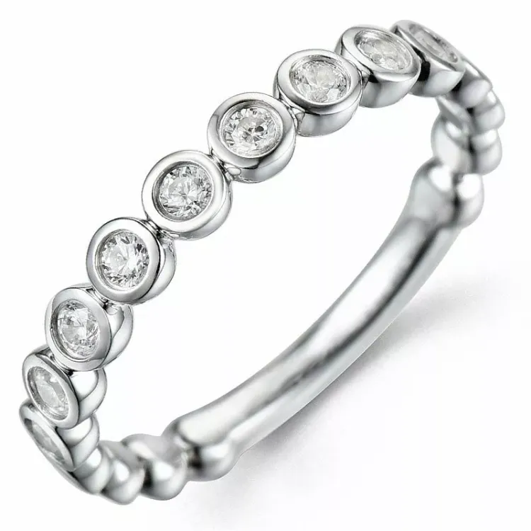 Beställningsvare - diamantring i 14  karat vitguld 0,33 ct