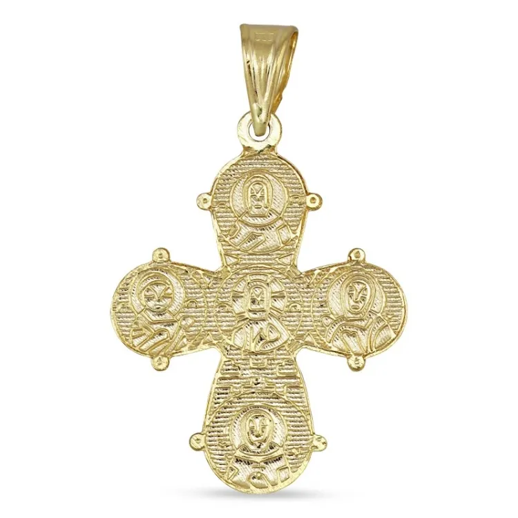 18 x 30 mm dagmarkors i 8 karat guld - Amoré