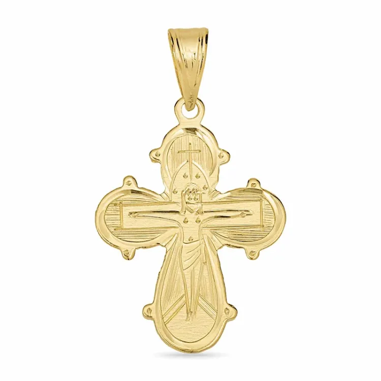 17 x 23 mm dagmarkors i 8 karat guld - Amoré