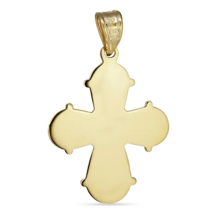 18 x 30 mm dagmarkors i 14 karat guld - Amoré