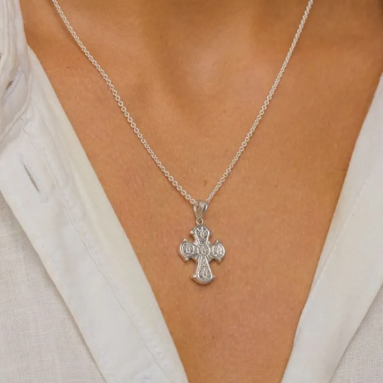 dagmarkors halsband i silver med hängen i silver - Amoré