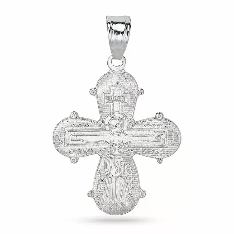 18 x 30 mm dagmarkors i silver - Amoré