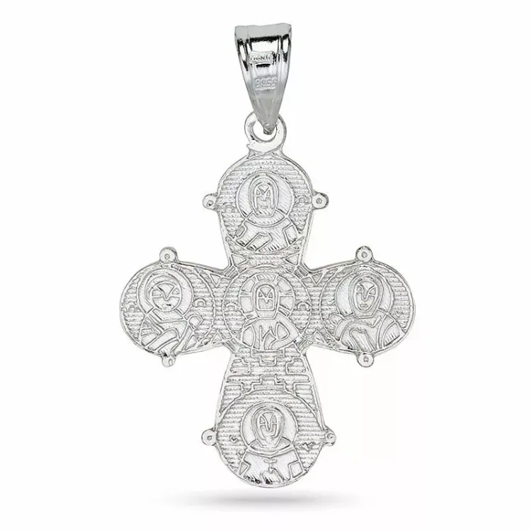 18 x 30 mm dagmarkors i silver - Amoré