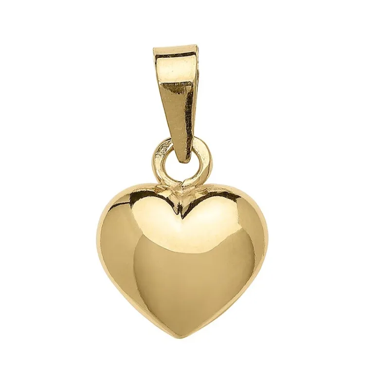 9 x 11 mm hjärta hängen i 8 karat guld - Amoré