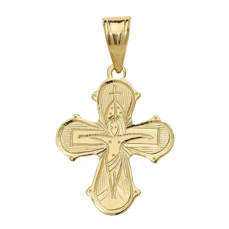15 x 25 mm dagmarkors i 8 karat guld - Amoré