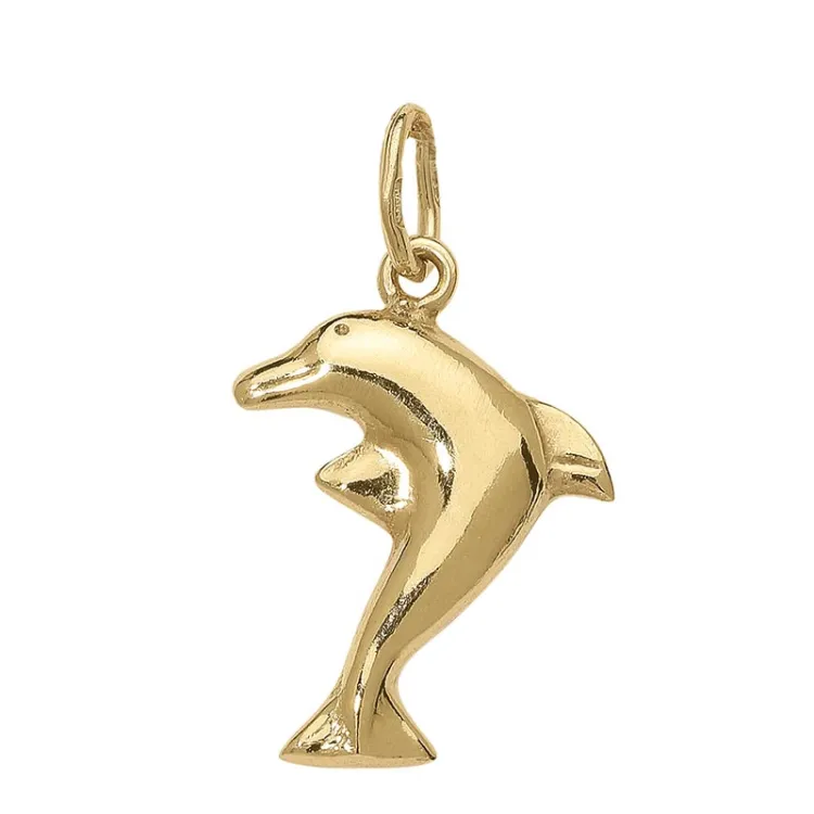 delfin hängen i 8 karat guld - Gold Collection
