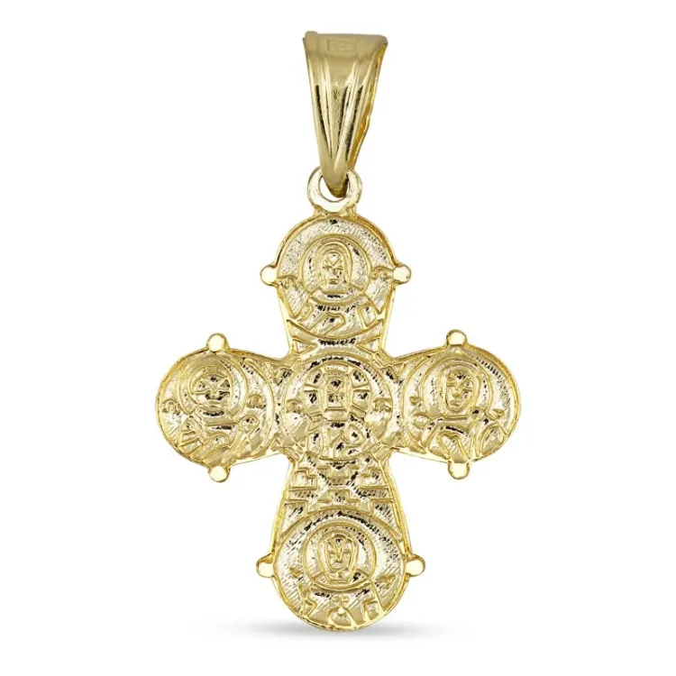 16 x 27 mm guld dagmarkors i 8 karat guld - Amoré
