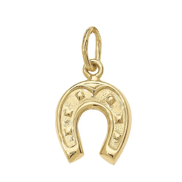 elegant hästsko hängen i 8 karat guld - Gold Collection