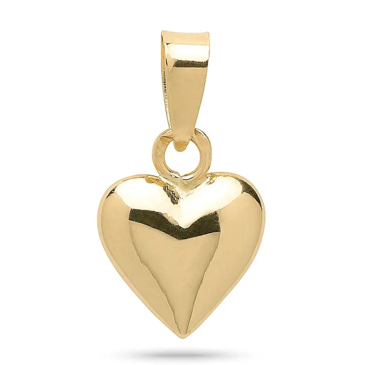 7 x 9,5 mm hjärta hängen i 8 karat guld - Amoré