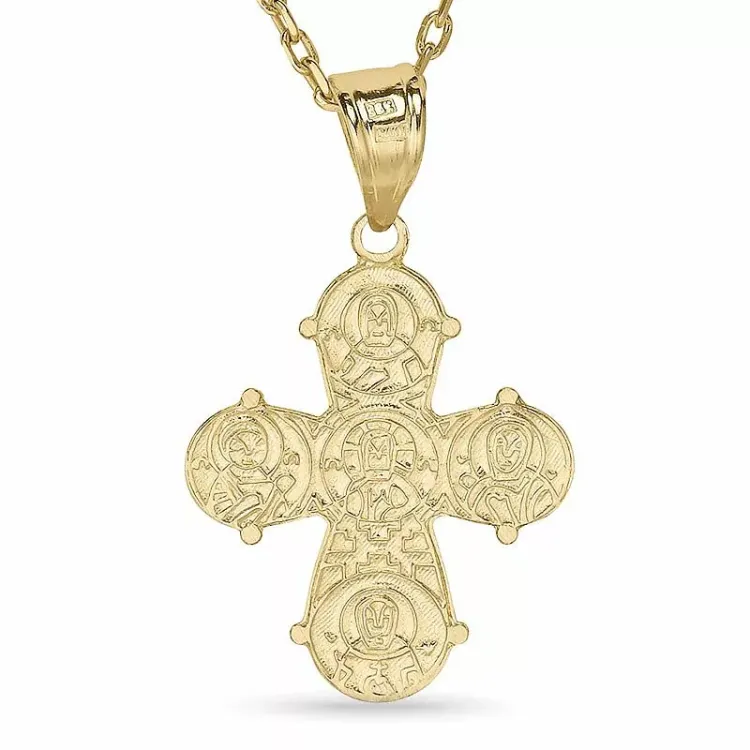 dagmarkors halsband i förgyllt silver med hängen i 8 karat guld - Amoré