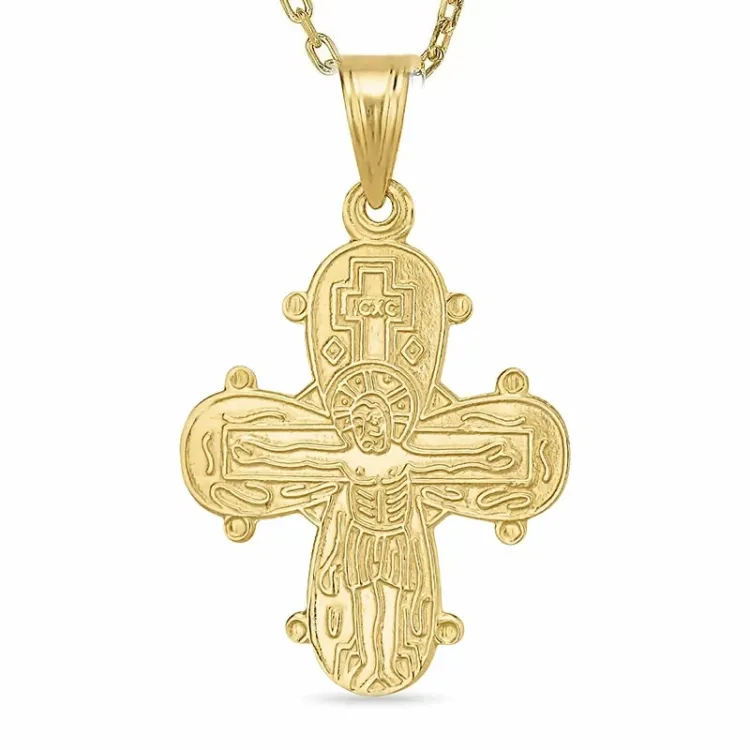 dagmarkors halsband i förgyllt silver med hängen i 8 karat guld - Amoré