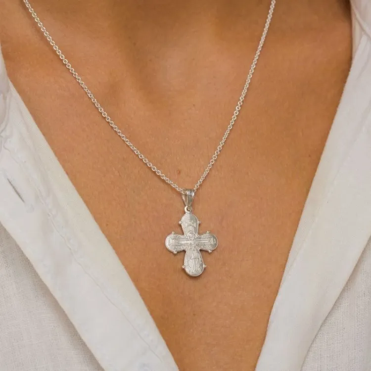 dagmarkors halsband i silver med hängen i silver - Amoré
