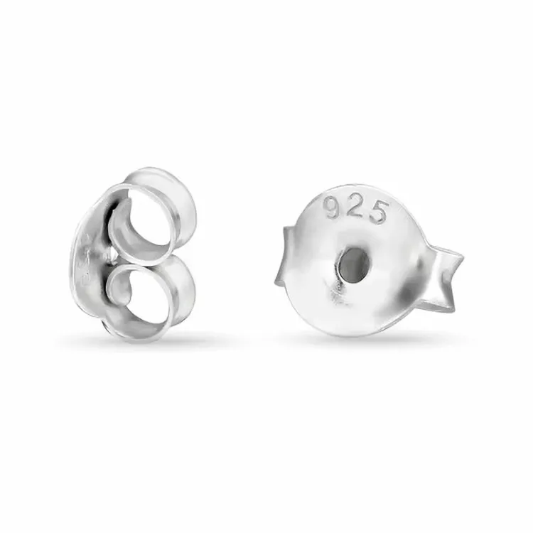 1 par ploppar i silver
