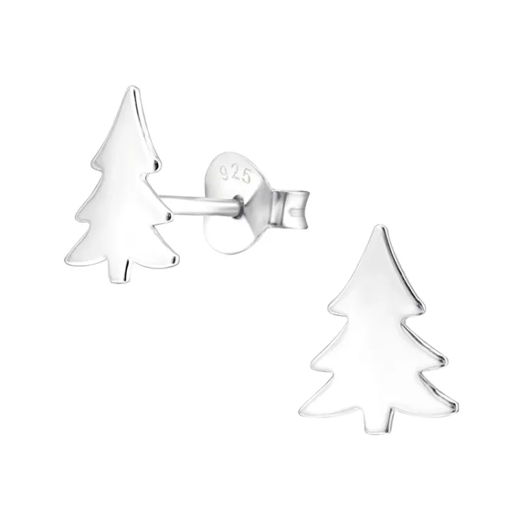 julgran örhängen i silver - Little Ones