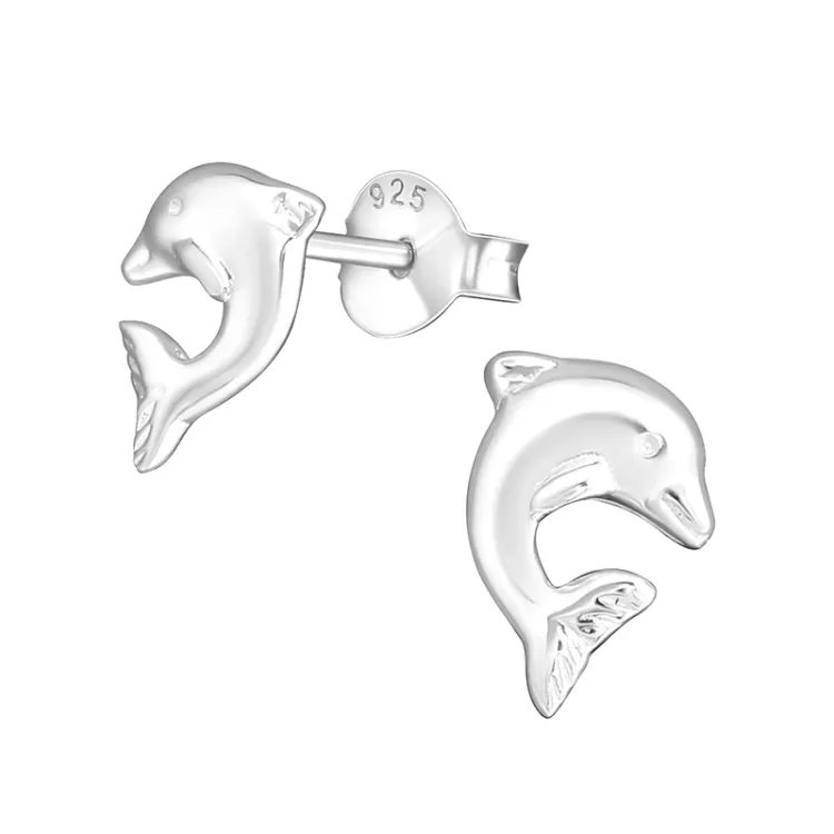 delfin örhängen i silver - Little Ones