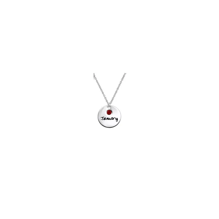 Januari halsband i silver med hängen i silver