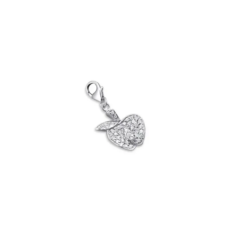 äpple charms i silver 