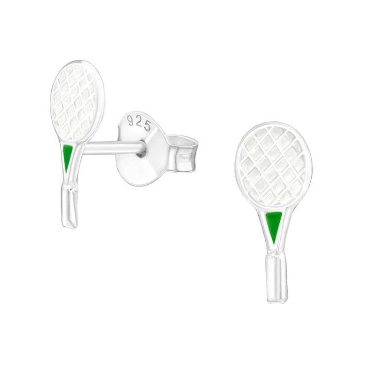 racket örhängen i silver - Little Ones
