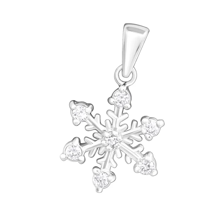 snöflinga hängen i silver - Little Ones