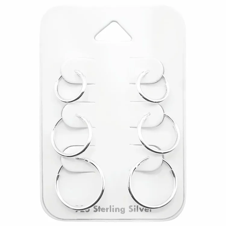 10 x 12 x 14 mm creol i silver
