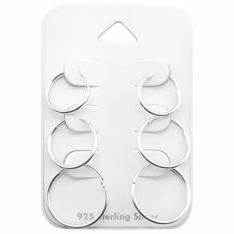 12 x 14 x 16 mm creol i silver