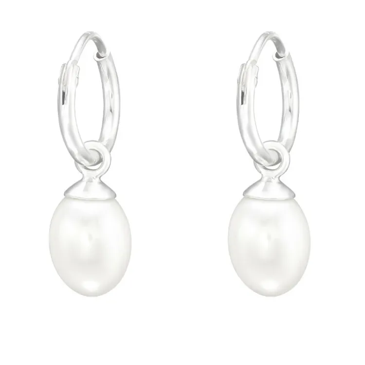 pärla ear lines i silver