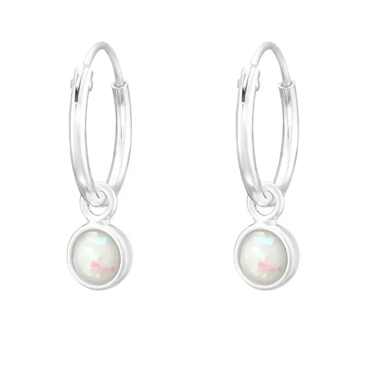 opal creol i silver