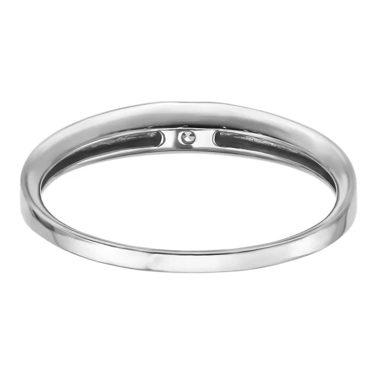 lab grown diamant solitärring i rhodinerat silver
