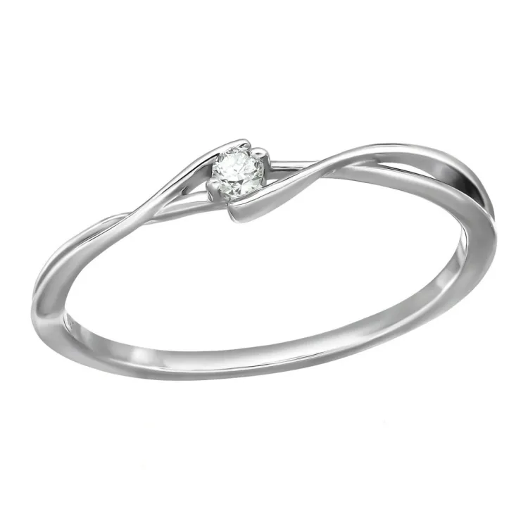 lab grown diamant ring i rhodinerat silver
