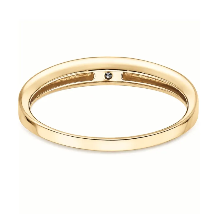 lab grown diamant solitärring i förgyllt silver