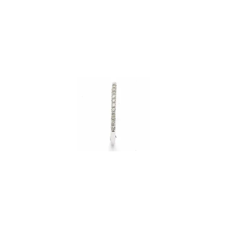 Smal diamantring i 14  karat vitguld 0,099 ct
