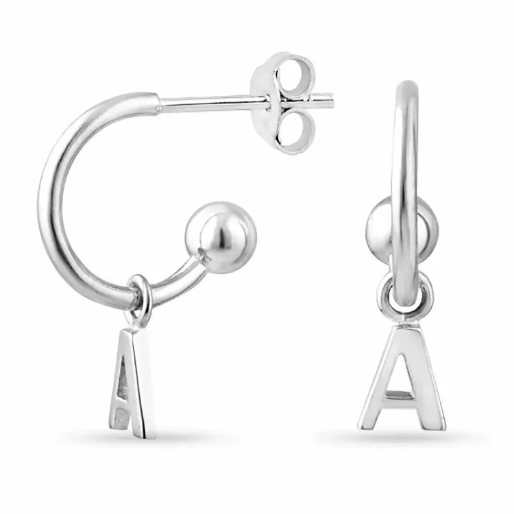 bokstav a halvcreol i silver - My Letter