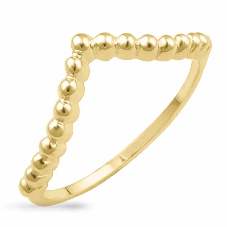 ring i förgyllt silver