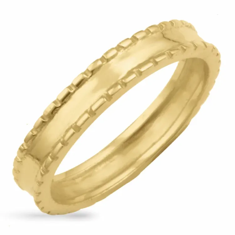 ring i förgyllt silver