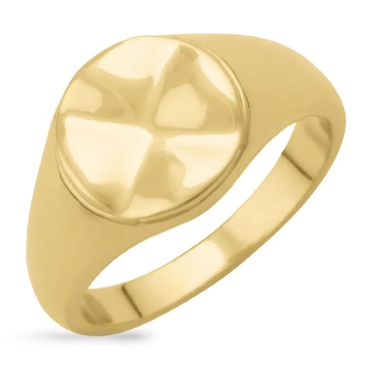 Kollektionsprov ring i förgyllt silver