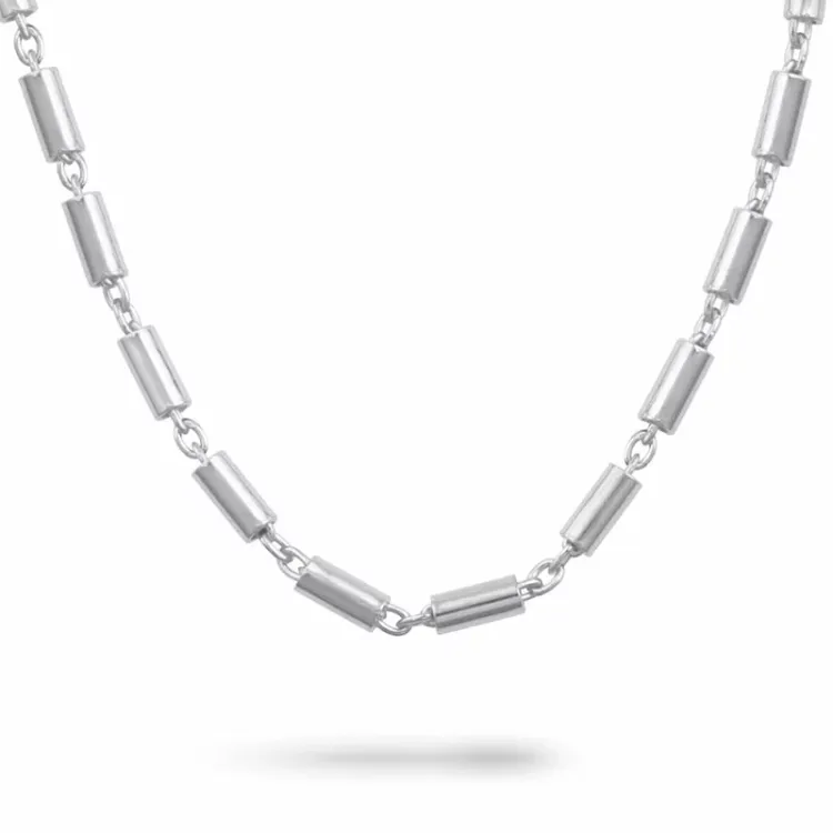 ankerhalskedja i silver 42 cm plus 5 cm x 1,8 mm