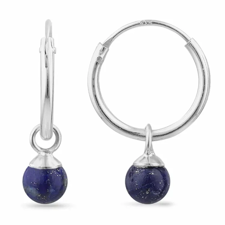 Kollektionsprov lapis lazuli creol i silver