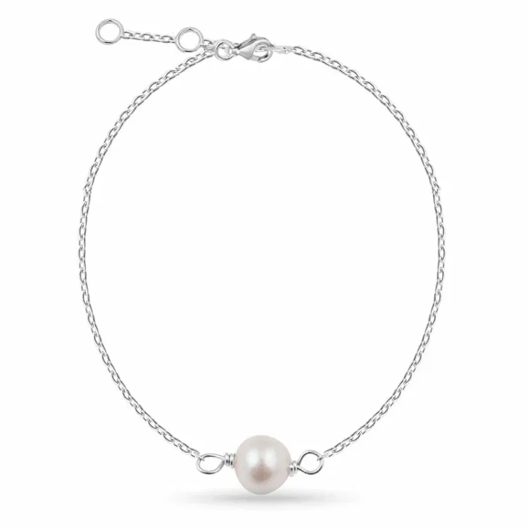 pärla armband i silver