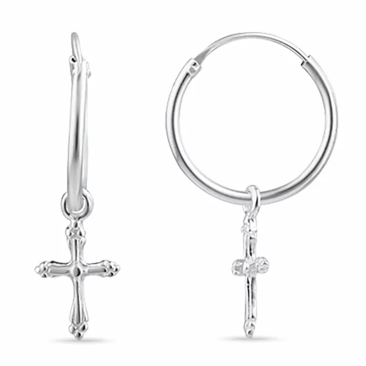 14 mm kors creol i silver