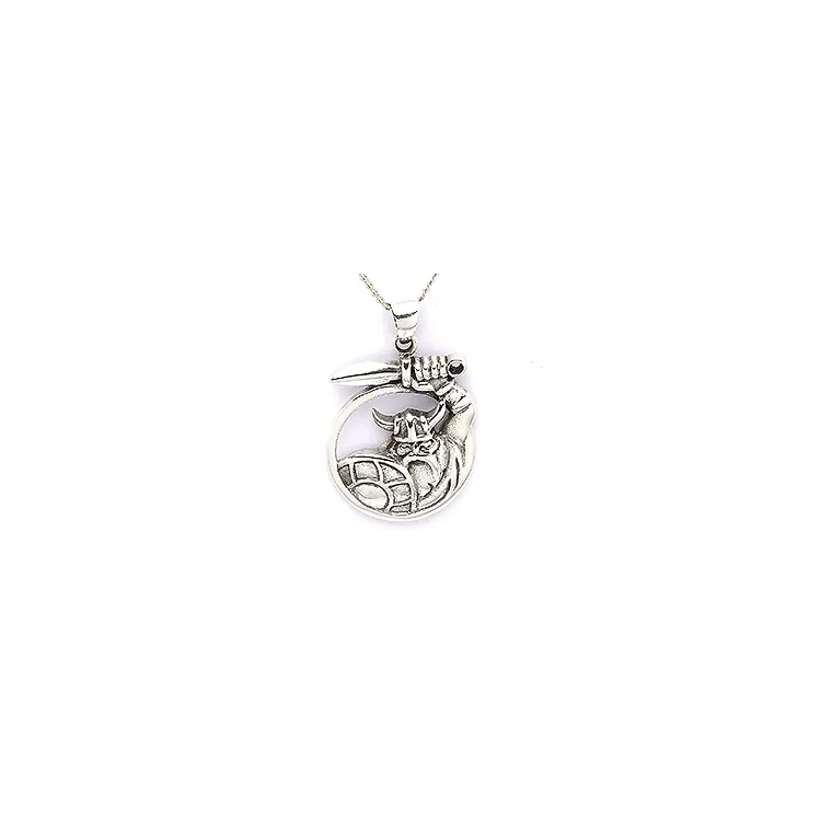 vikinga hängen i oxiderat sterlingsilver