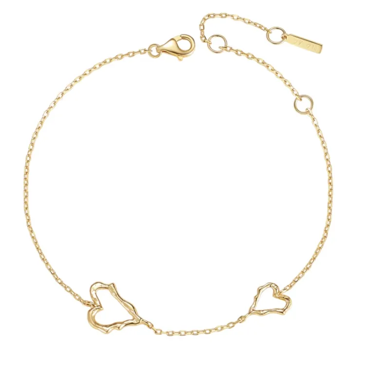 Nava Nola armband i förgyllt silver