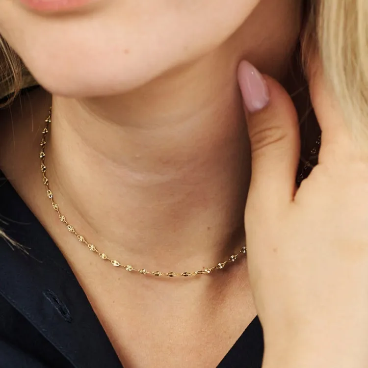 Studio Z Aurelia halsband i förgyllt silver