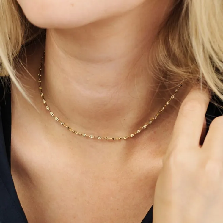 Studio Z Aurelia halsband i förgyllt silver