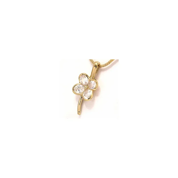 blommor hängen i 9 karat guld