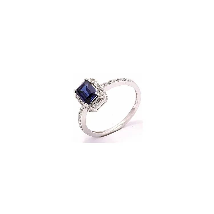 ring i 8 karat vitguld