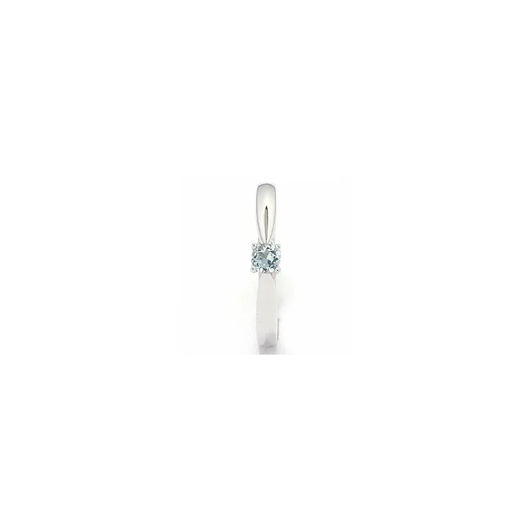 akvamarin ring i 14 karat vitguld 0,25 ct
