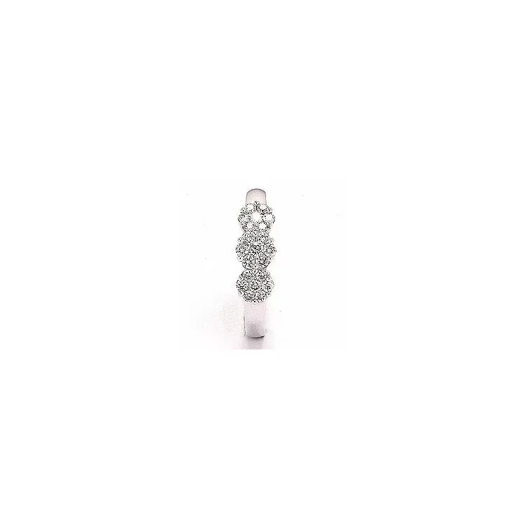 Diamant vitguldsring i 14  karat vitguld 0,36 ct