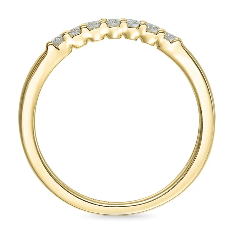 smal briljantring i 14  karat guld 0,207 ct