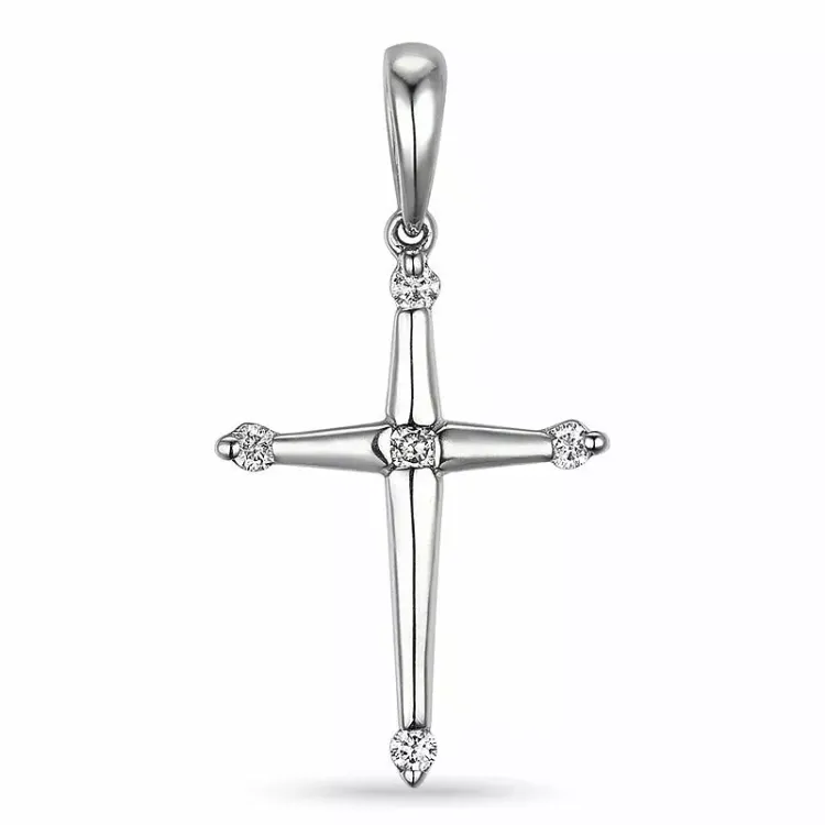 Hängen i 14 carat vitguld 0,06 ct